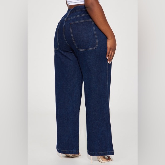 Fashion Nova Get Over It Drop Waist Jeans - Picture 3 of 3
